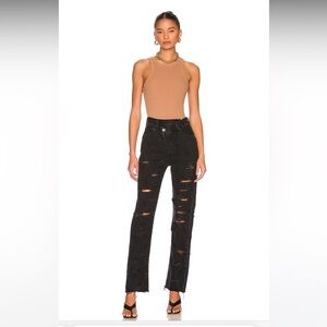 NWT AGolde Criss Cross Straight size 30